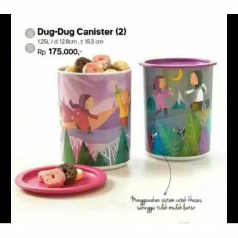 PRELOVED Dug Dug Canister Toples Tupperware