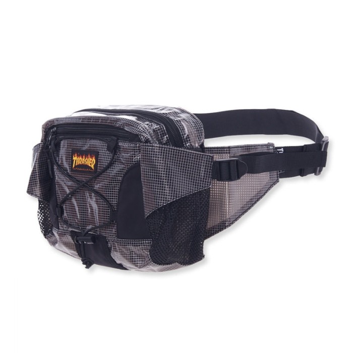 Thrasherrr Japan Licensed Mesh Clear Waist Bag