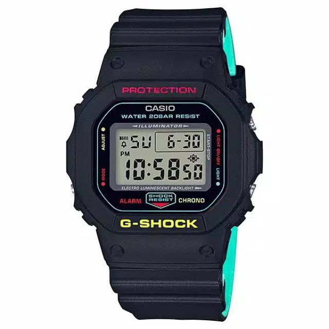 Casio G-Shock DW-5600CMB-1 Illuminator Digital Watch Original DW-5600CMB-1DR