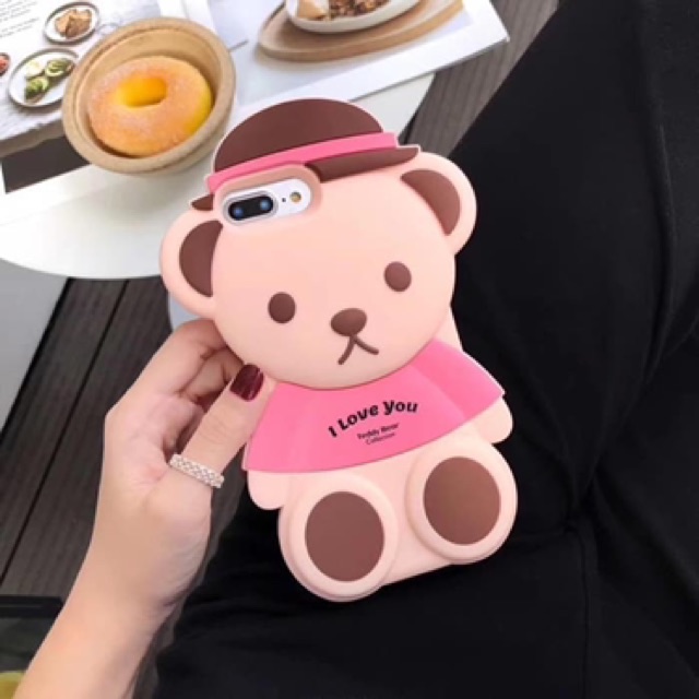 Samsung J4/ J5 2015/ REDMI 6X/ Case 4D Boneka Teddy Bear