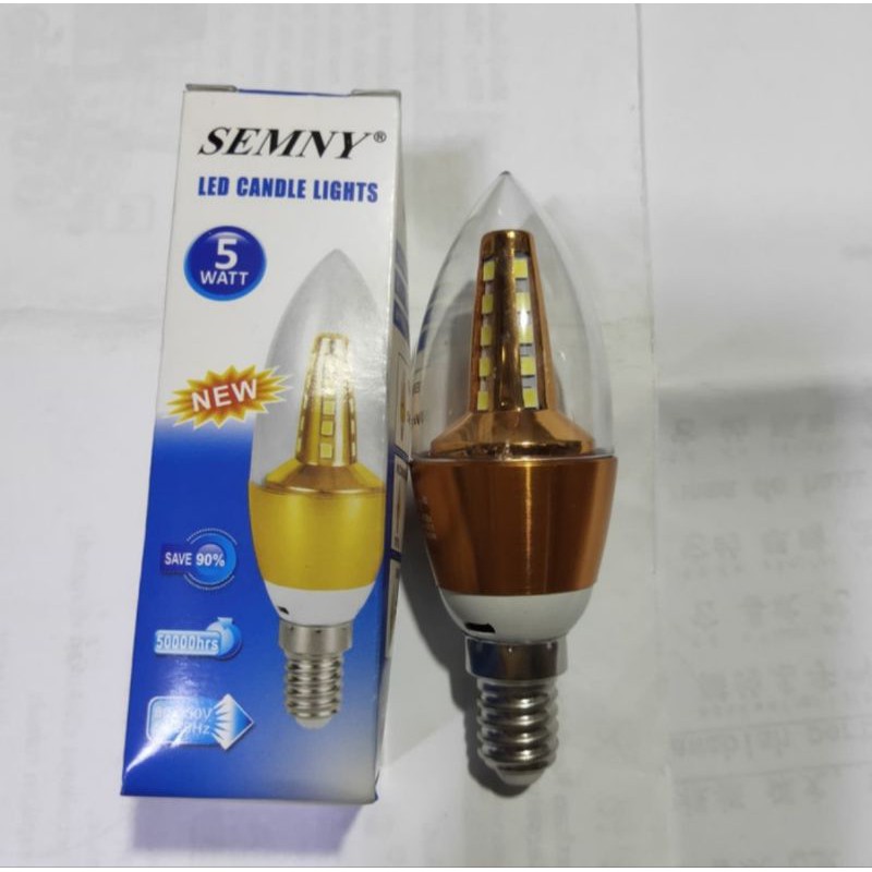 lampu led jantung E14/led candle E14/lampu hias
