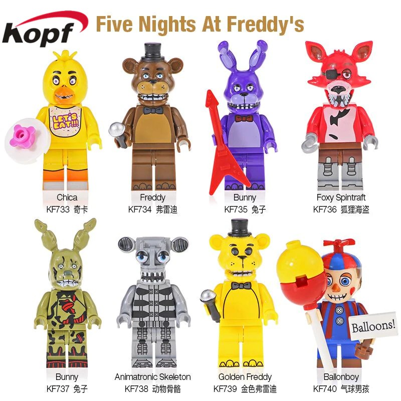 golden freddy lego set