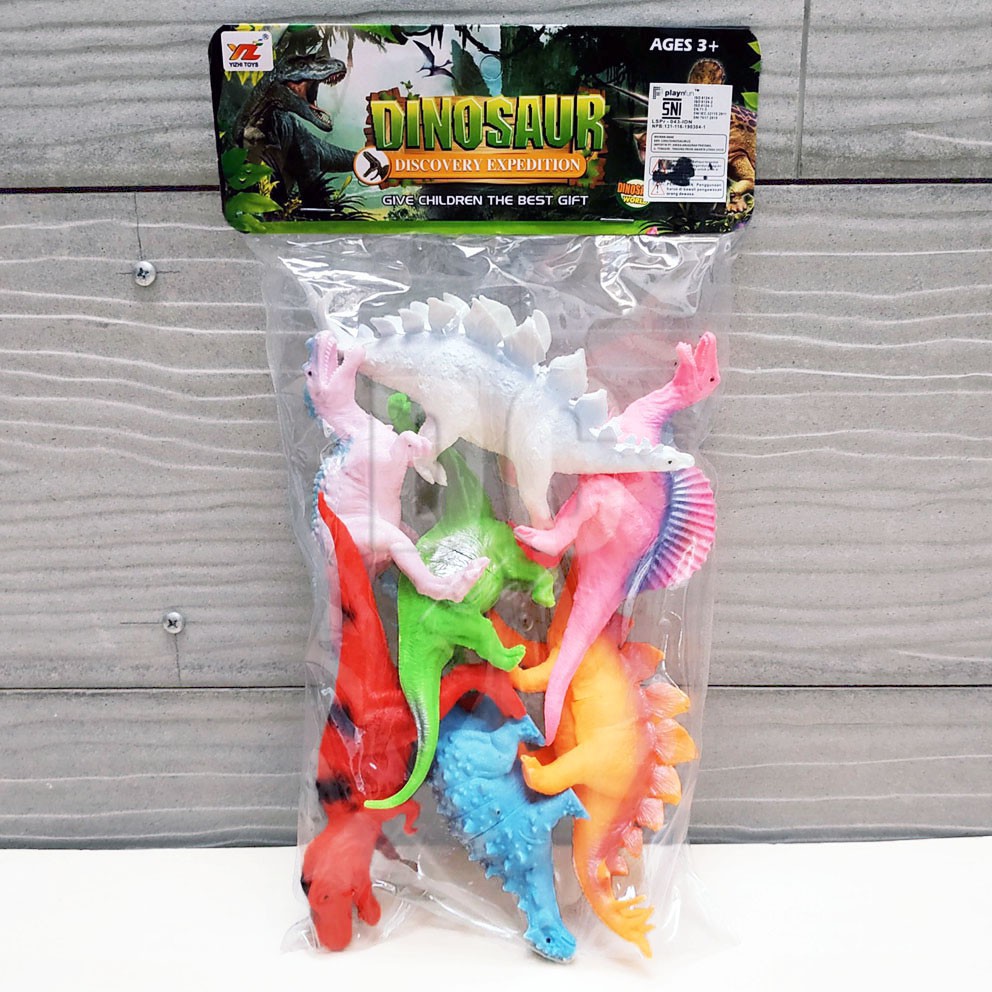 Dinosaur Discovery Expedition Mainan Dino Dinosaurus Miniatur Jurassic World