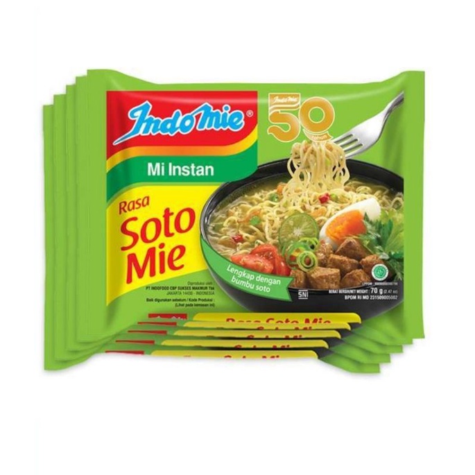 

INDOMIE SOTO MIE 5 PCS