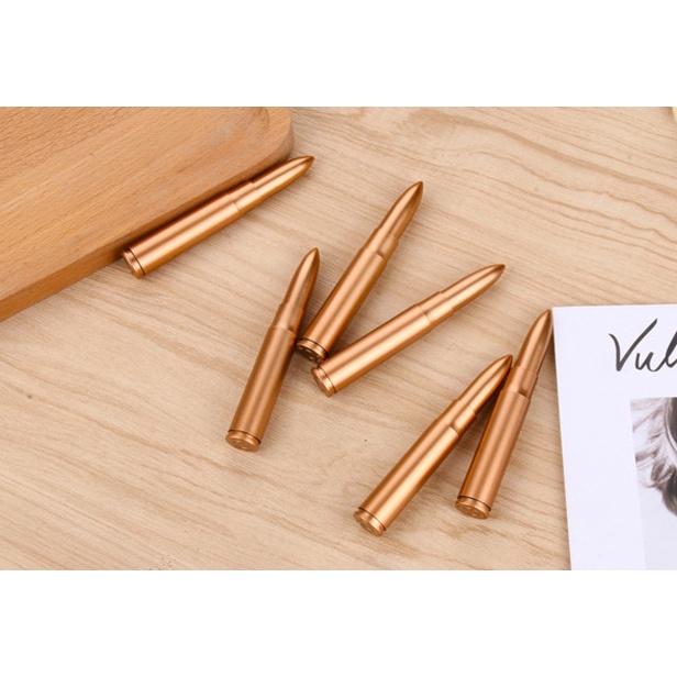Bolpen Bolpoint Ballpoint Pen Pulpen Unik Model Peluru Gun Bullet-4