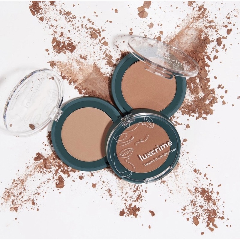 LUXCRIME Flushy Cheek Blush | Warm It Up Bronzer