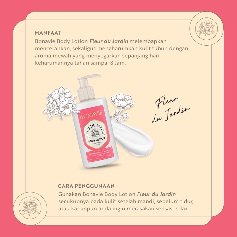 BONAVIE Body Lotion Fleur de Jardin 250 ml