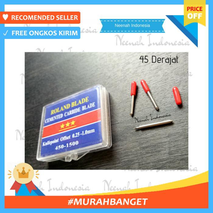 

Mata Pisau Mesin Cutting Sticker Roland Blade 45 Isi 3 Pcs - Alat Pemotong Kertas - Art Knife