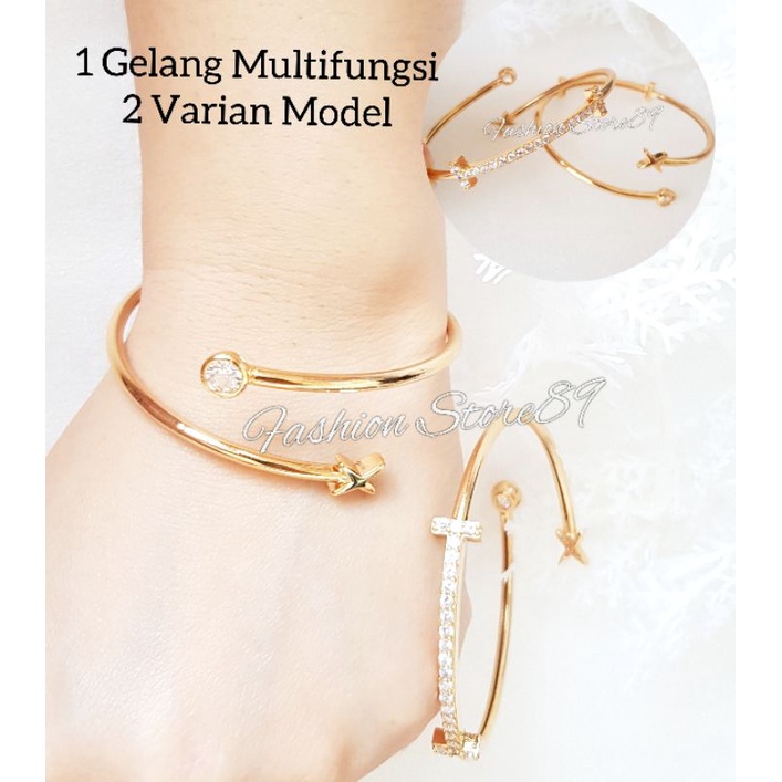 Gelang Flexibel Multi Fungsi bangle Free Size Dewasa Fashion Impor