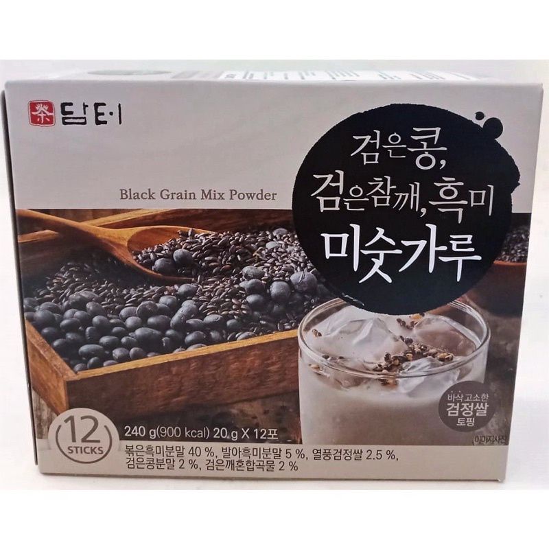 

DAMTUH BLACK GRAIN MIX POWDER 240 GR / BUBUK MINUMAN SEREAL ISI 12 PCS