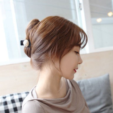 Jepit Rambut Aksen Mutiara Besar Untuk Wanita