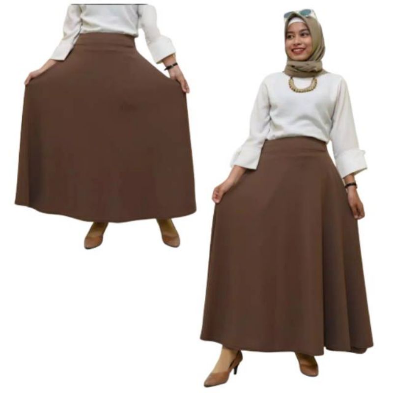 Rok Scuba Mayung Premium / Rok Joda Payung / Rok Klok Mayung