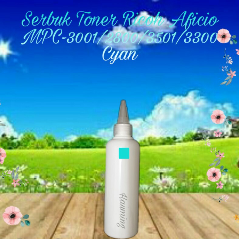 Serbuk Toner Ricoh MP C3001 C2800 C3501 C3300 C-3300 3001 3501 MPC3001 MPC2800 MPC3501 Cyan