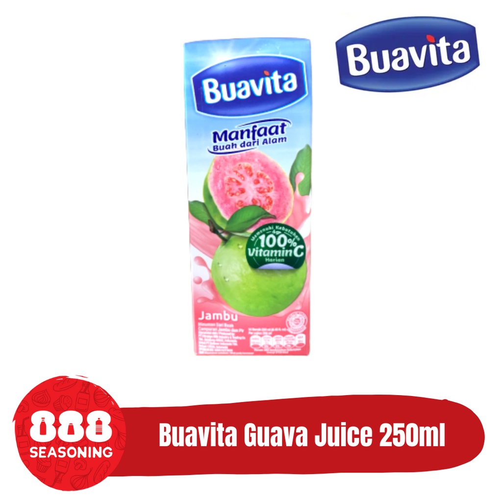 

BUAVITA GUAVA JUICE (Jus Jambu Biji Sari Buah Asli) 250ml