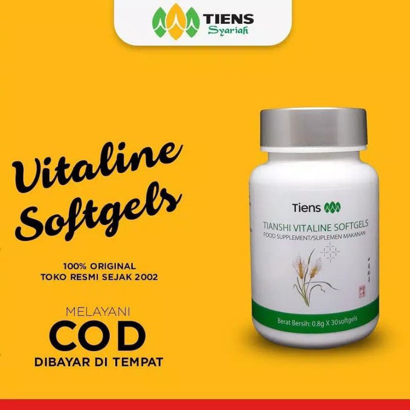 Vitaline Sofgel | Vitaline Tiens |  Pemutih Vitaline | Vitagel