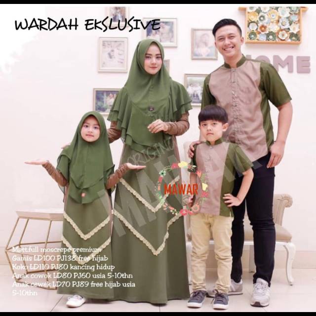 Couple wardah exclusive army/couple family/handara77
