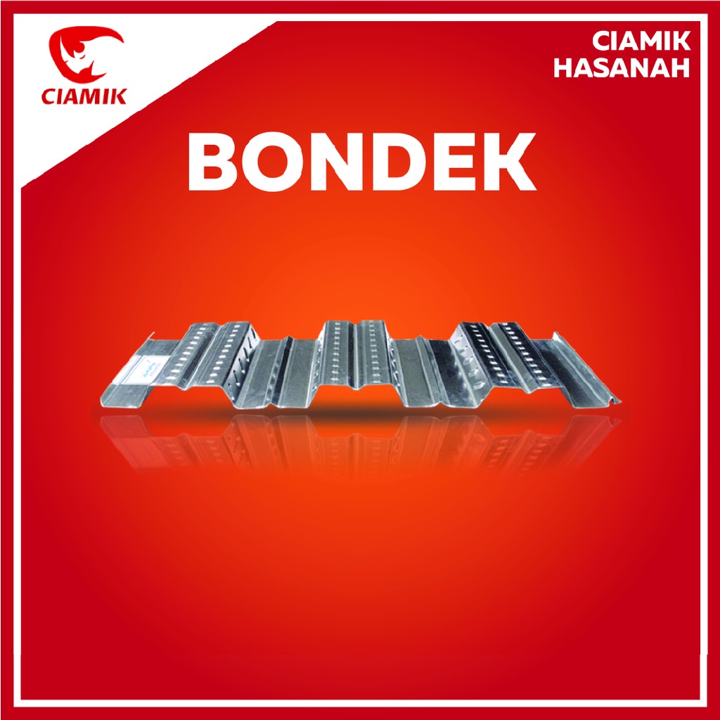 Bondek Cor 0.65 065 0.75E 075E Floordeck Lantai Beton