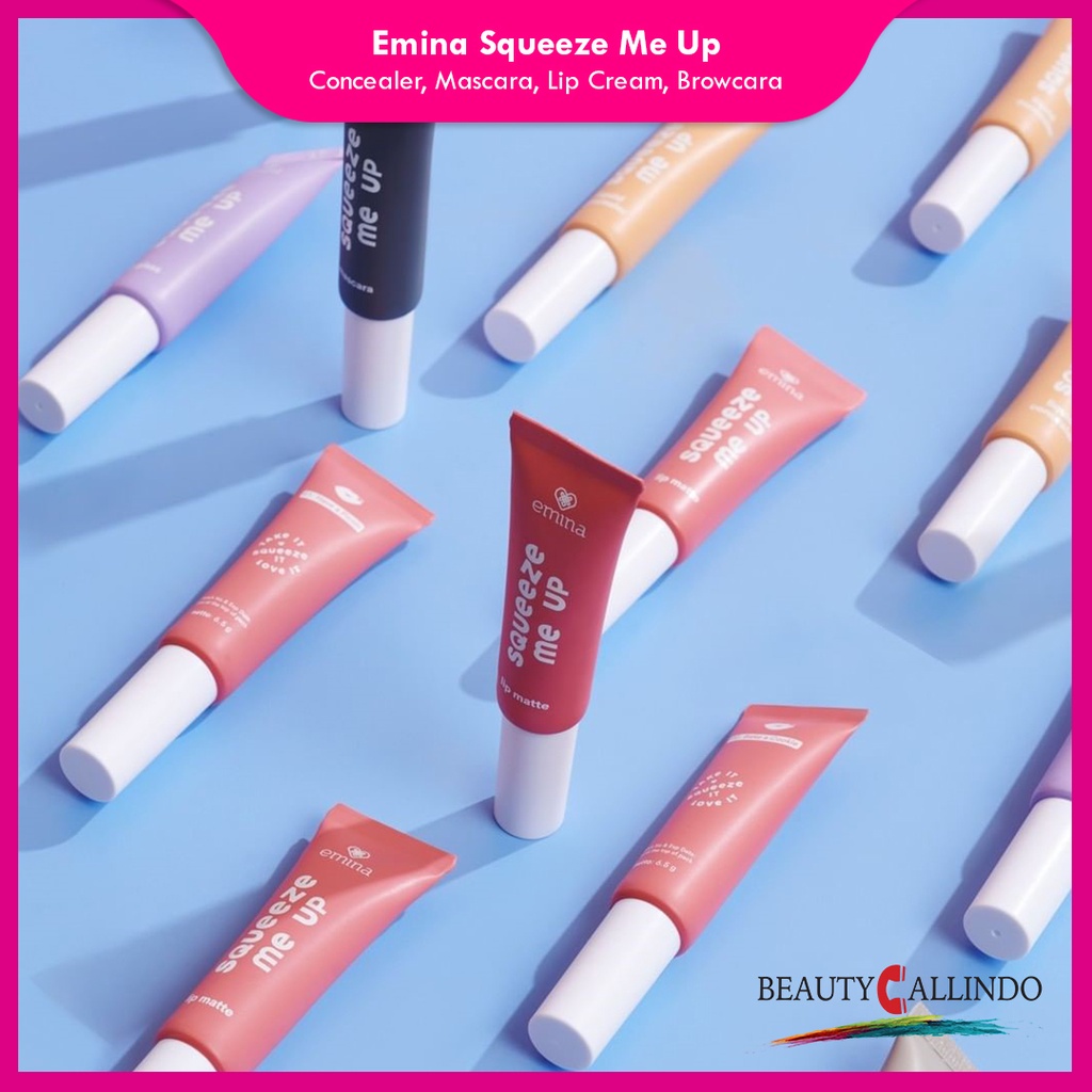 Emina Squeeze Me Up | Lip Cream | Lip Gloss | Mascara | Concealer | Maskara Alis