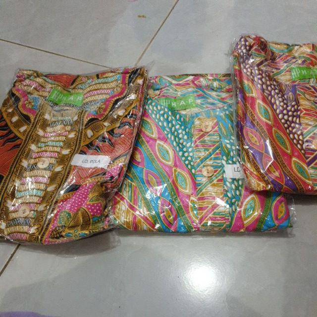 Longdress Gamis Batik Hap - Size Jumbo Xl
