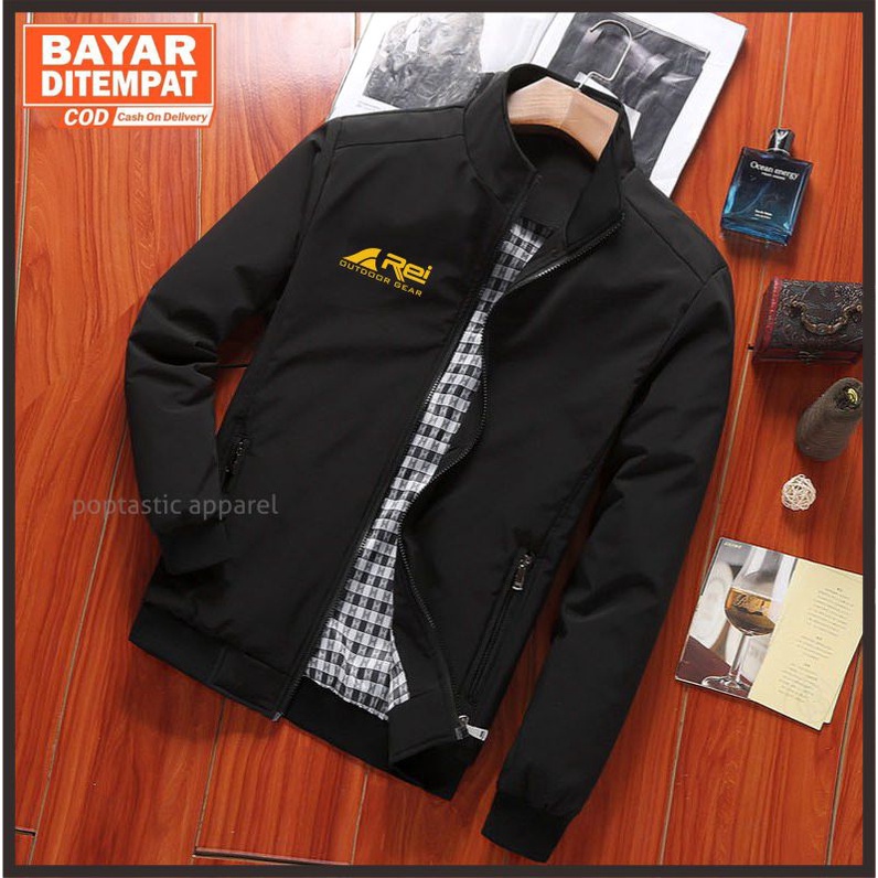 Jaket Musim dingin Jaket parasut pria Bomber hurrington Formal Taslan Waterproof