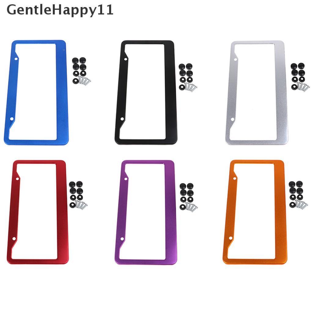 Gentlehappy 1Pc Universal US Auto Car Alumunium Plat Frame Cover Aksesoris Mobil