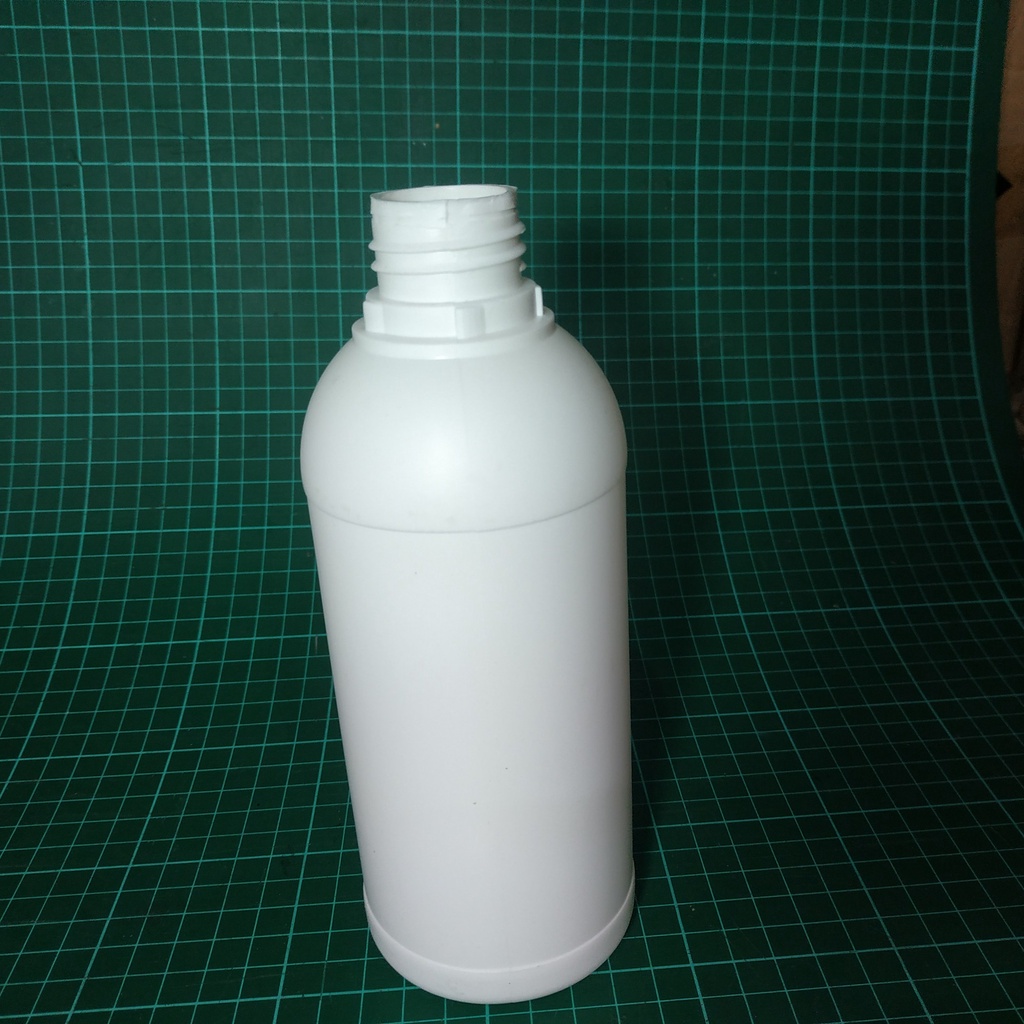Harga Grosir- Botol LABOR 500 ml agro Pert 500ml Plastik HDPE kimia pupuk Bulet cc putih susu bening