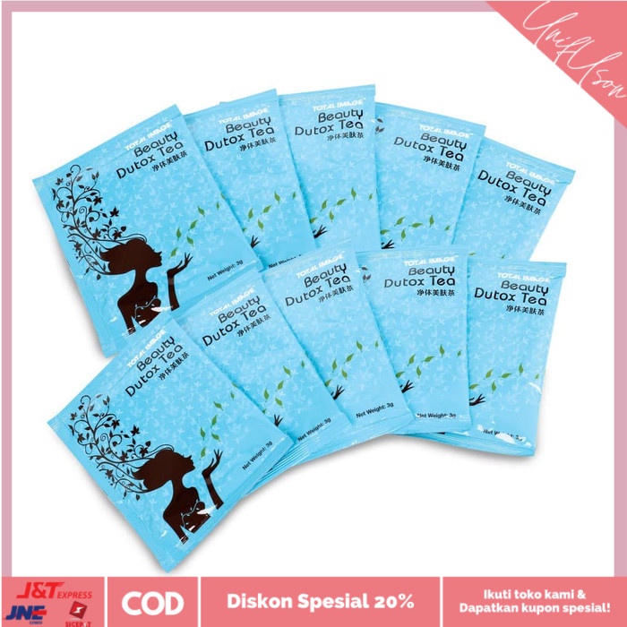 

⭐COD⭐ TOTAL IMAGE Beauty Dutox Tea 3g x 20's + 4's Slimming