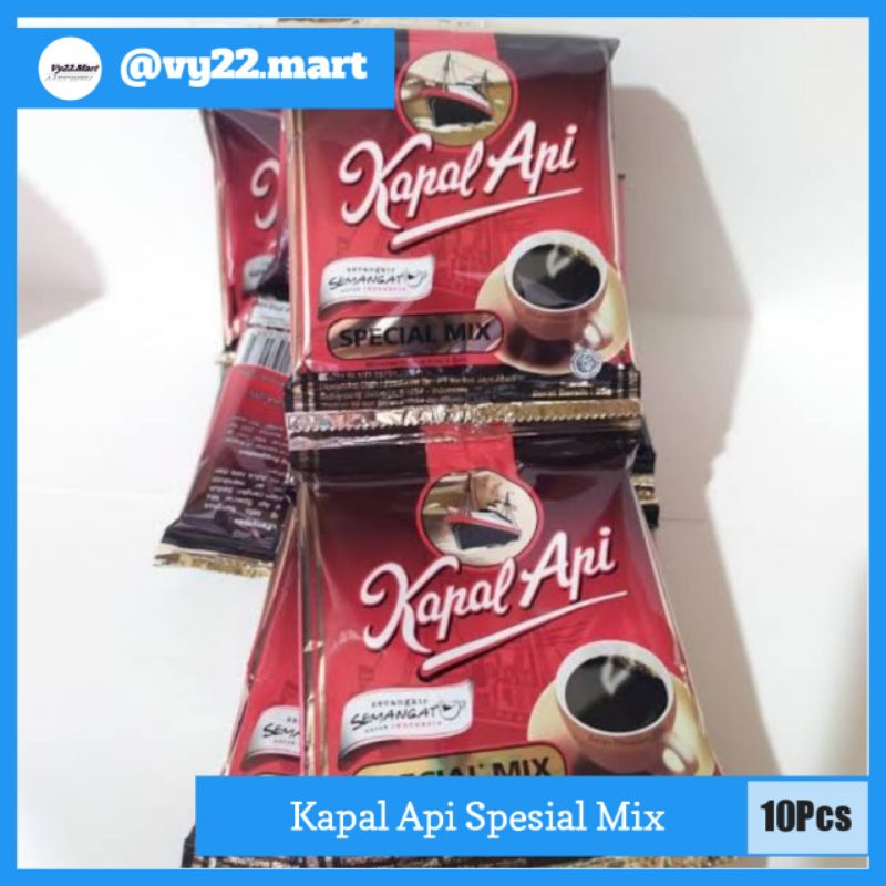 

Kopi Kapal Api Spesial Mix 1 Renteng (Isi 10 sachet)