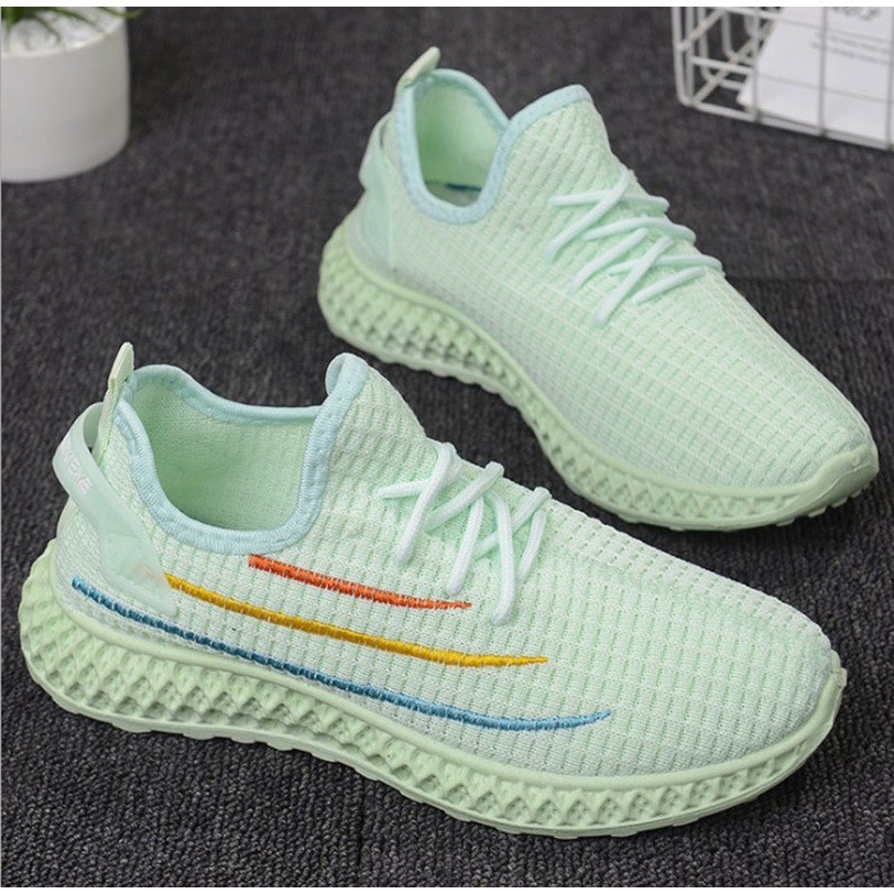 Sepatu Wanita Terbaru 2022 Kekinian Viral Cewek Hak Rendah Dewasa Import Sport Korea Flat Ori Origin