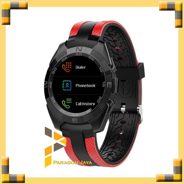 #GudangSatu - Microwear L3 Smart Watch - Jam Tangan Smartwatch L3 Heart Rate - Merah