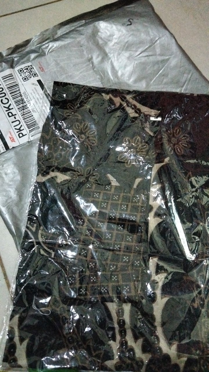 Kemeja Batik Jumbo Pria Lengan Panjang M L Xl Xxl Atasan Kemeja Batik Kondangan Pria Lengan Panjang