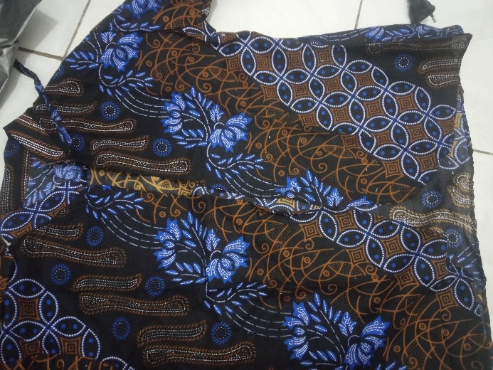 Batik Dolby Dolbi Dobby Doby Tenun Sutra Tulis Katun Atbm Baron Atasan Batik Wanita Sogan Srg308