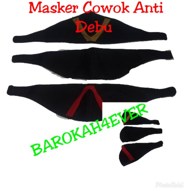 TERMURAH... Masker Cowok Anti Debu V