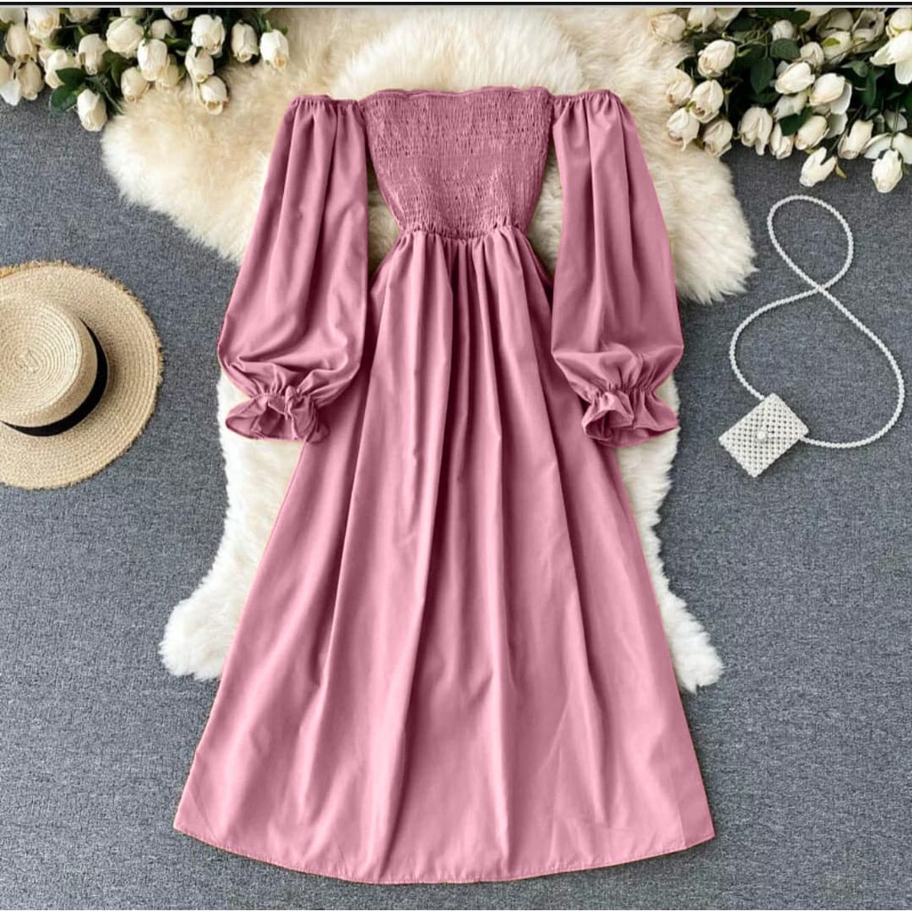 FWG - DRESS SABRI ORION / DRESS WANITA / LONGDRESS / DRESS KOREA CASUAL DRESS / BAJU WANITA