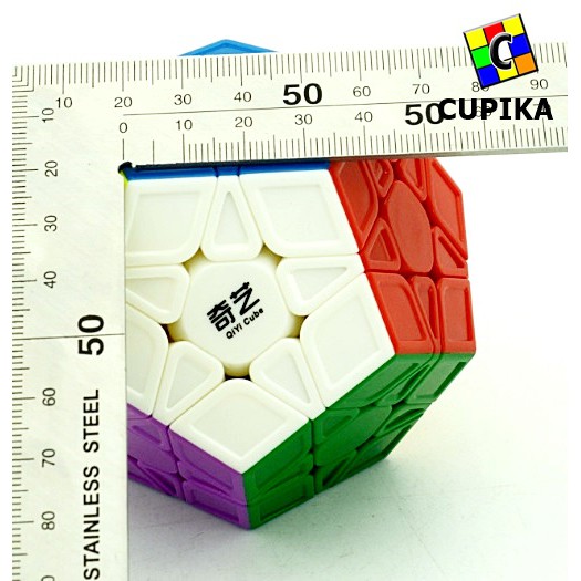 Rubik Qiyi Megaminx Stickerless sculpture Speed 3x3 Qiheng