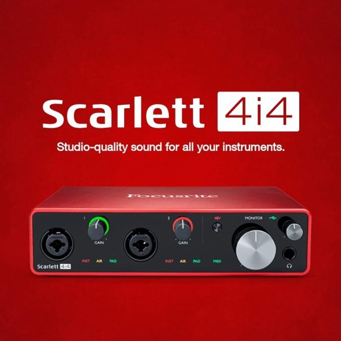 focusrite scarlett 4i4(3RD GEN)focusrite scarlett 4i4 3RD GEN