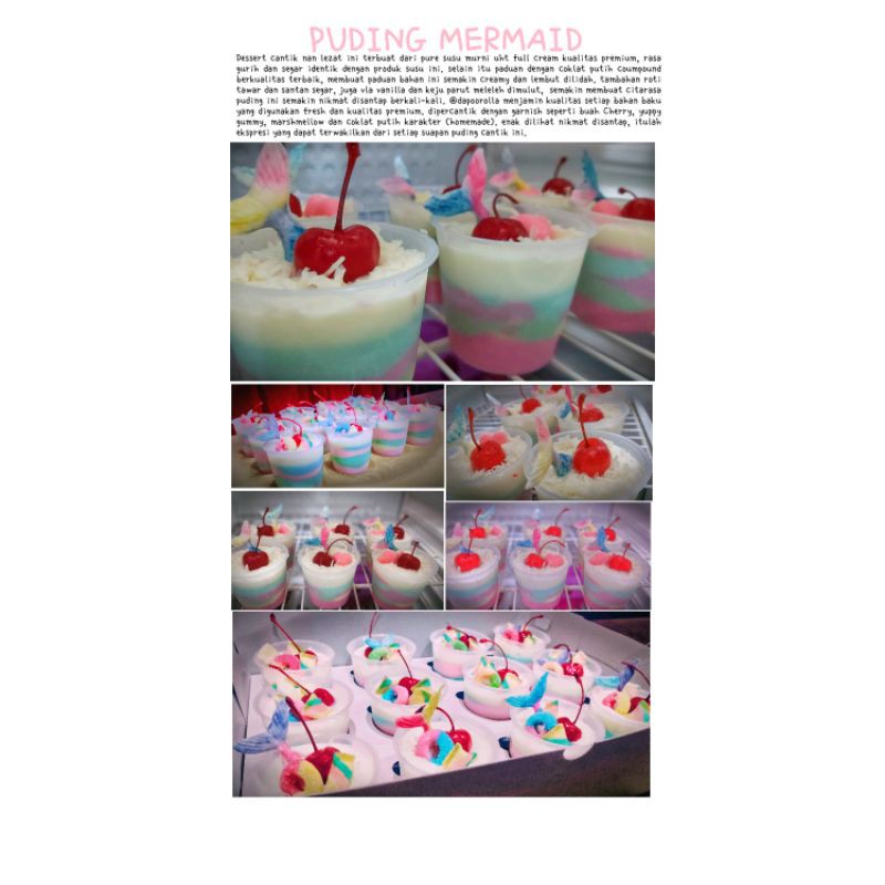 

Puding Cup Mermaid