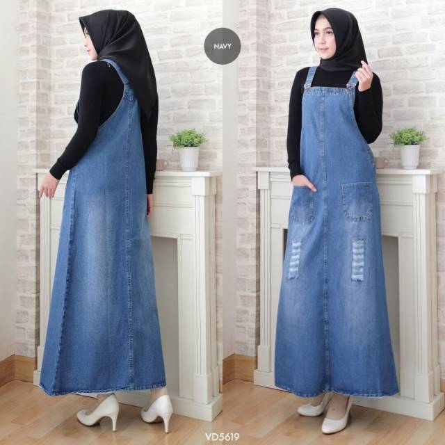 OVERALL JEANS JAMELA BAJU MUSLIM TERNAMA