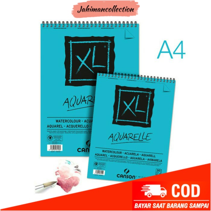 

✨ BISA COD ✨ CANSON XL AQUARELLe A4(water colour pad)
