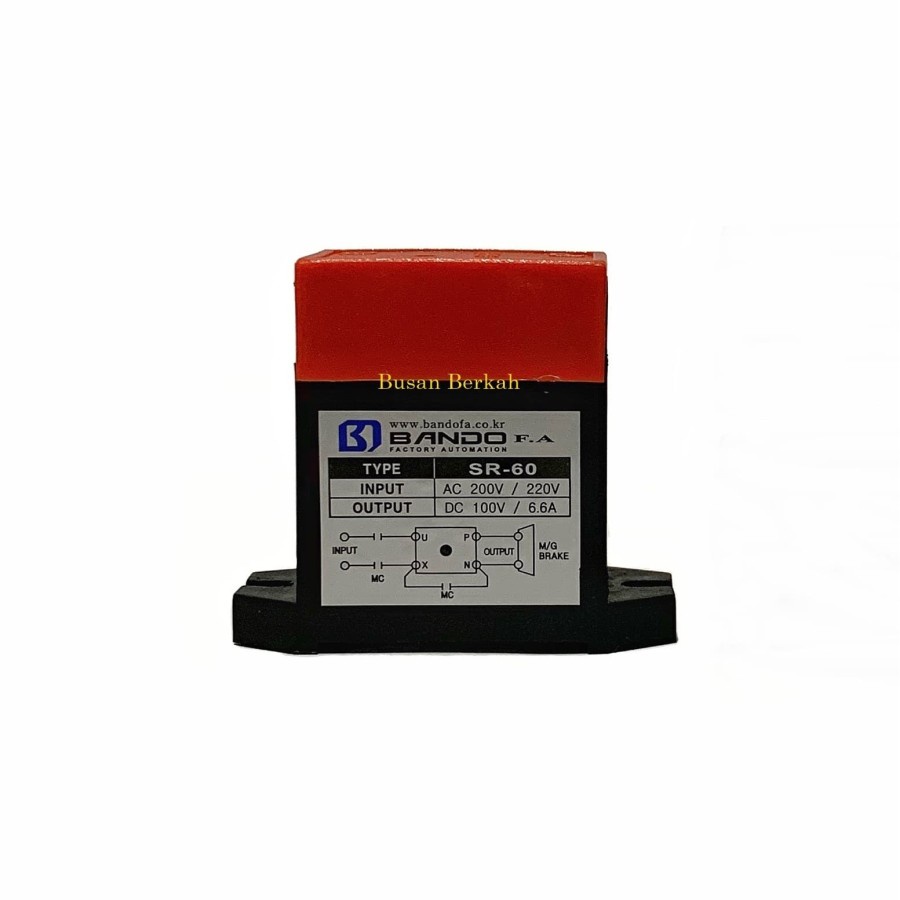 SR-60 SILICON RECTIFIER - AUTO VOLTAGE FOR HOIST & CRANE BRAKE