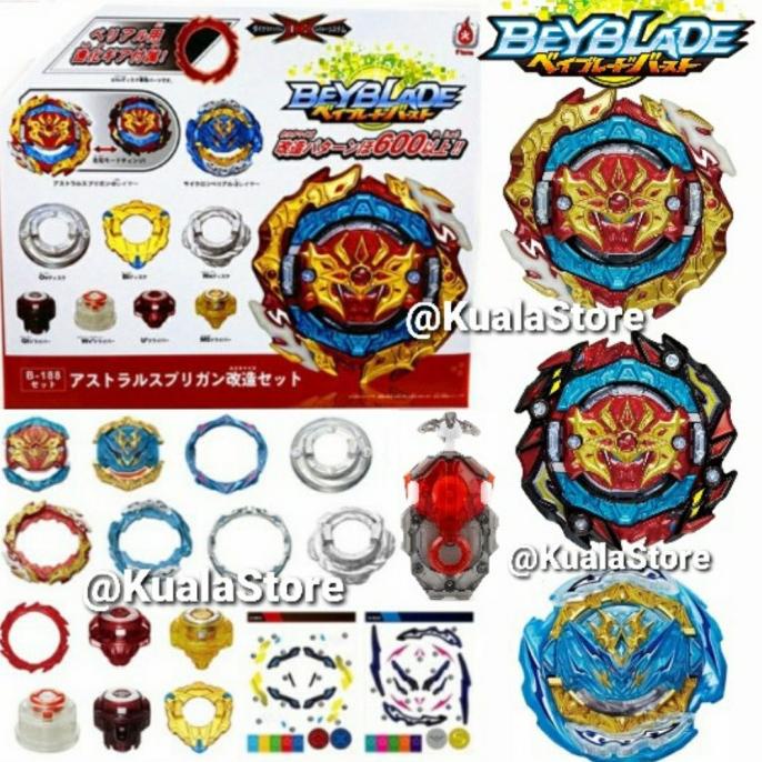 Beyblade Burst Dynamite Battle Astral Spriggan B188 Db Quattro Driver