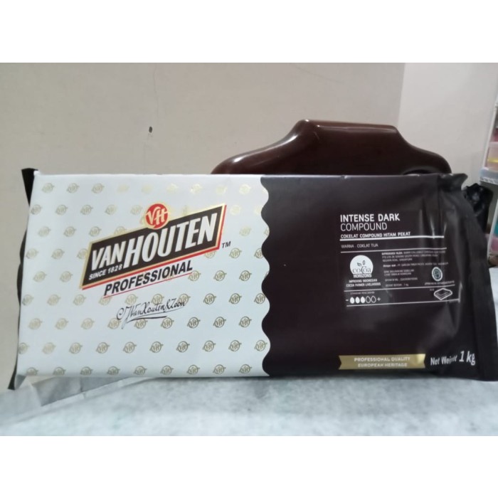 

Siap Kirim Van Houten Dark Compound 1 Kg Coklat Hitam Compound Chocolate