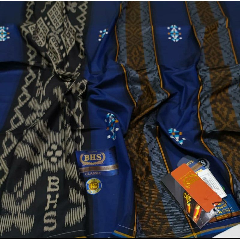 Sarung Bhs Skt Classic Songket Gold GUNUNG KAWUNG DOBBY BELLA SHOES