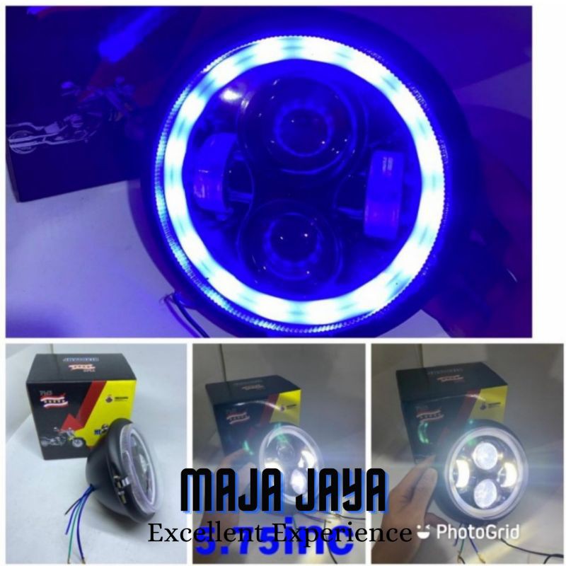 Lampu Depan Dymaker Custom Universal Motor