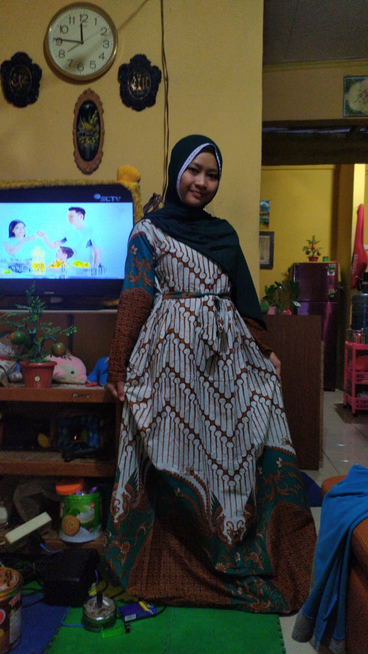 Gamis Batik Manggar, Padi,sekar,cantik,kubis,kipas,daun,kupu,nadine,gendis,kawung,termurah