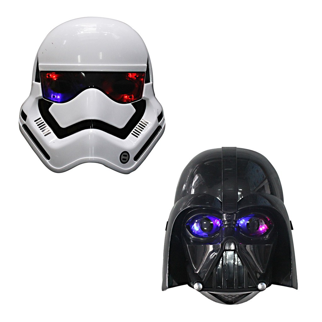 Mainan Anak Topeng nyala LED starwars Darth Vader & Stormtrooper
