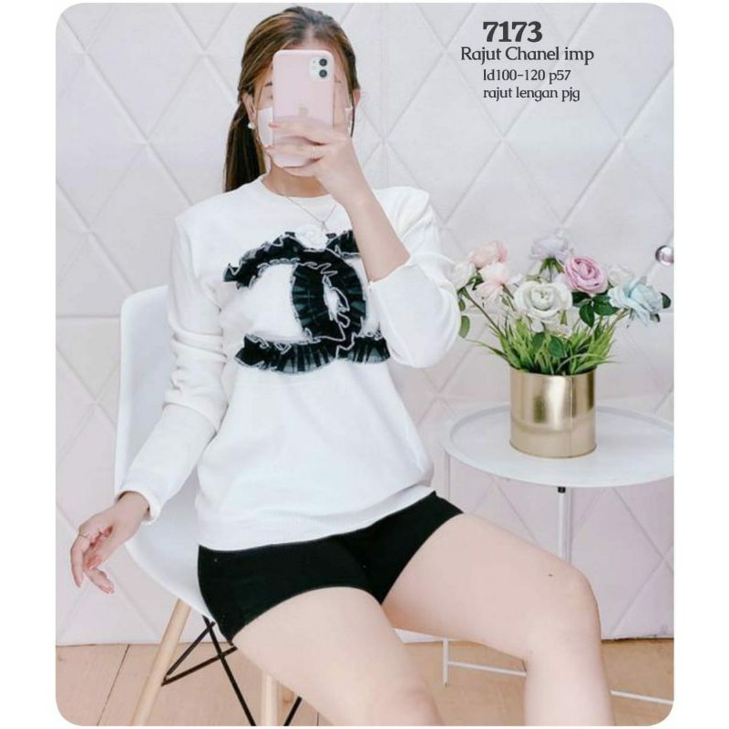 ATASAN RAJUT CHANEL IMPORT