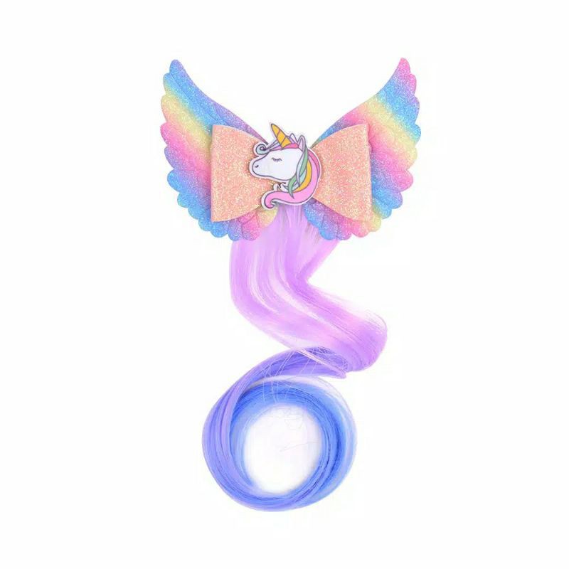 Jepitan Rambut Anak Unicorn/Jepitan Rambut Import Unicorn Wig
