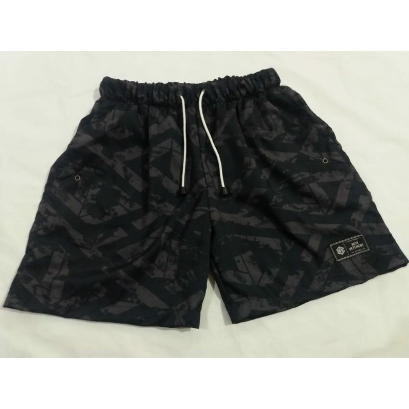 Celana Pendek Noir Vetement /Hitam Motif