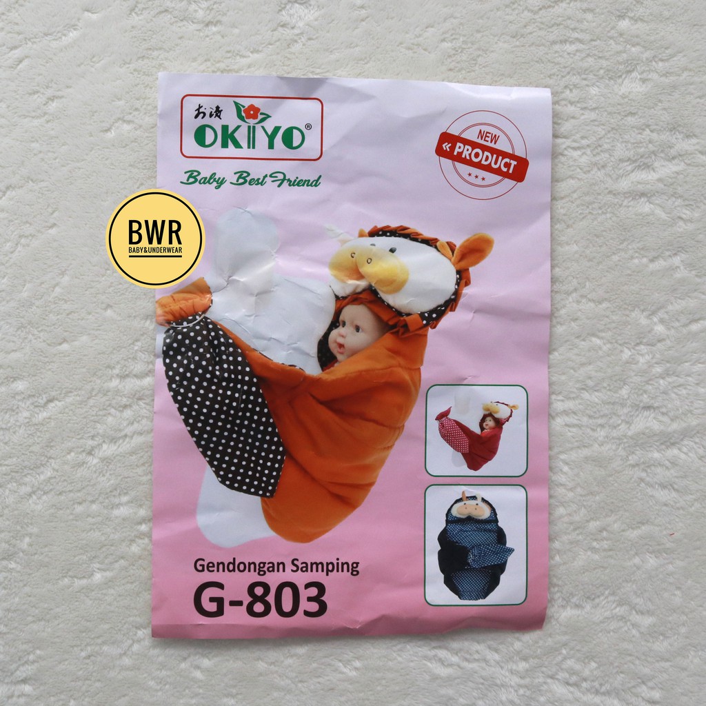 Gendongan Samping OKIYO G-803 Boneka Sapi | Gendongan Bayi - VII